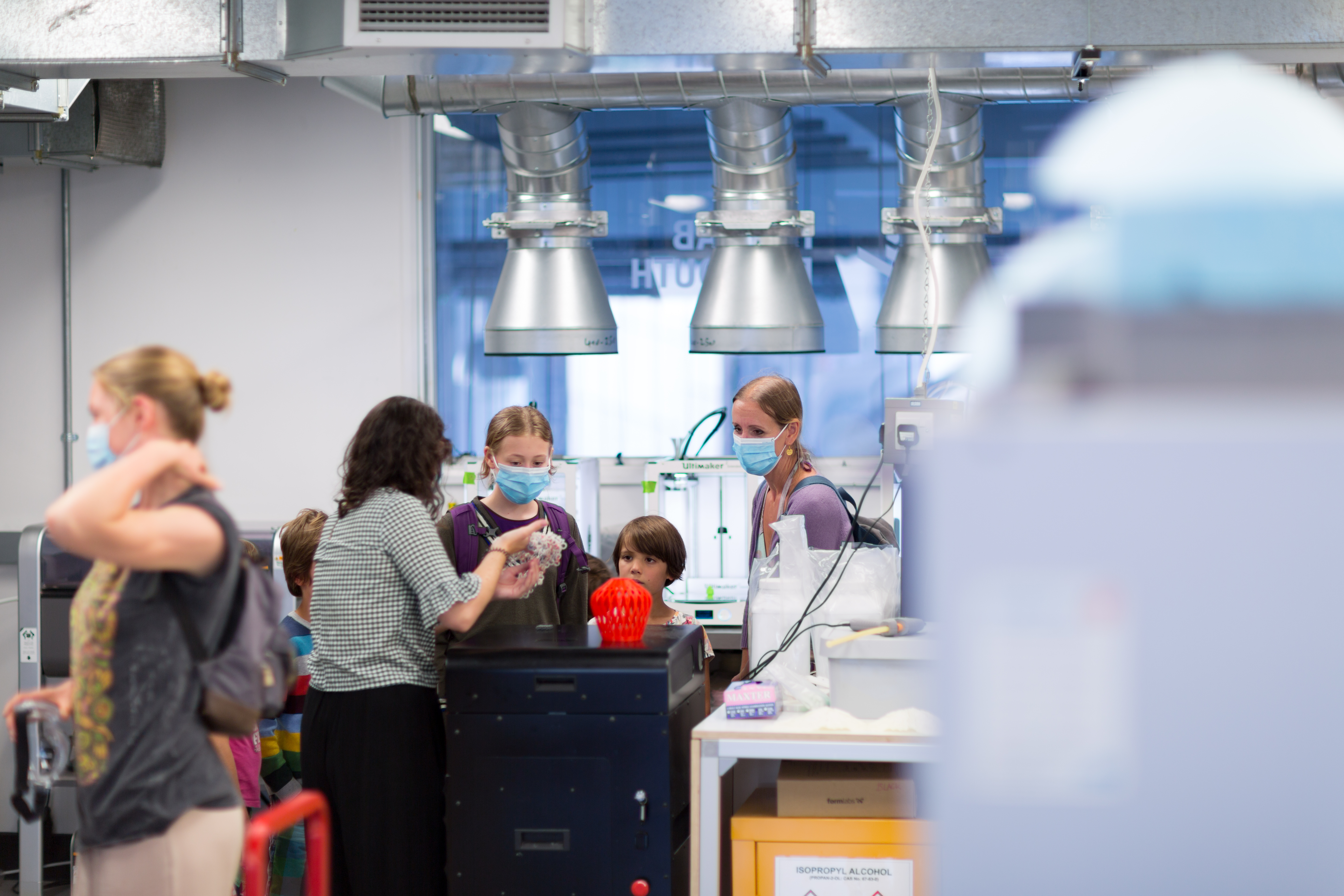 Visitors of all ages explored Fab Lab Plymouth at Plymouth College of Art and learnt about the Smart Citizens Programme Credit Ray Goodwin